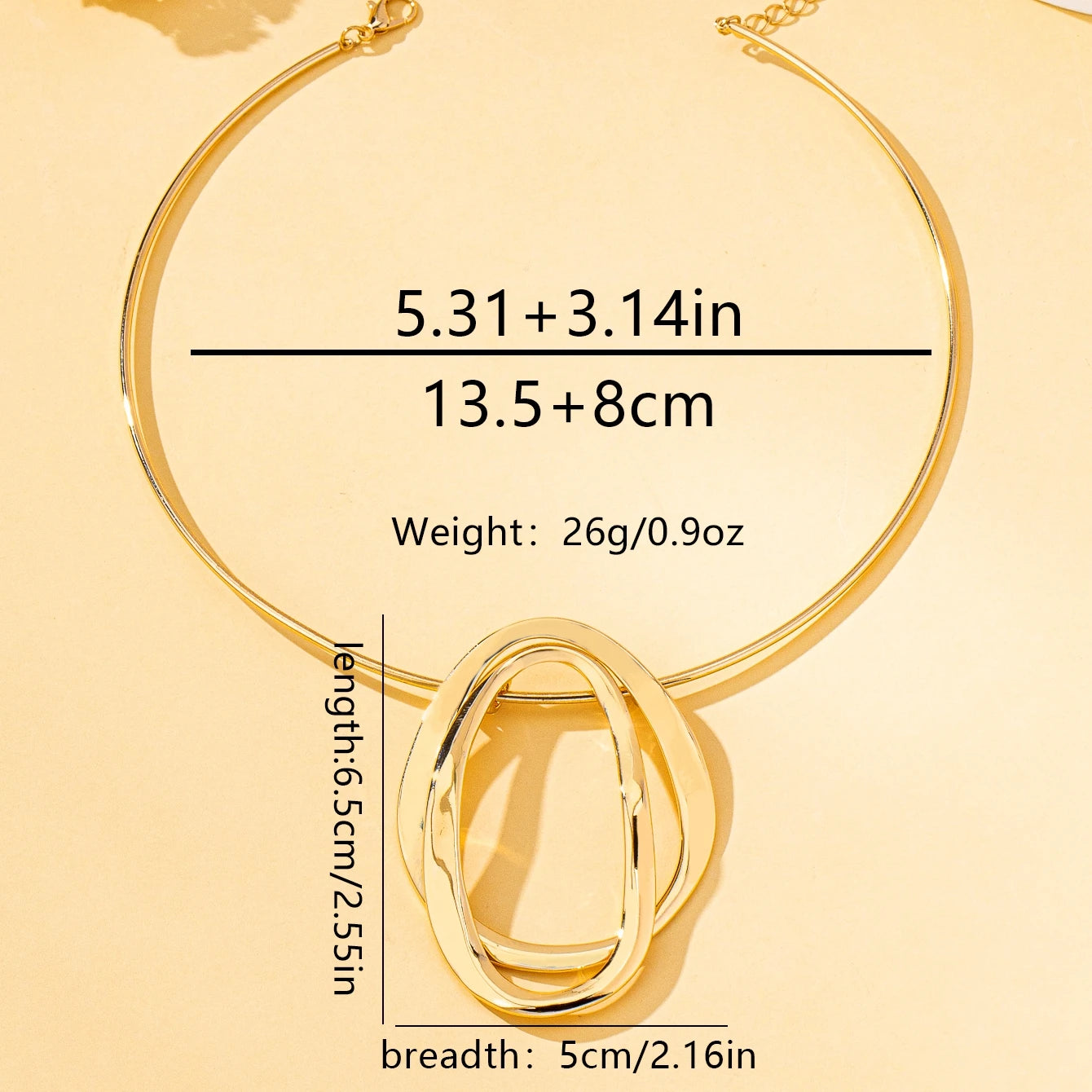 A Punk Elegant Women's Collar, Wrought Iron Geometric Collar, a Must-Have Necklace for Banquet Parties, Festivals and Daily Trend