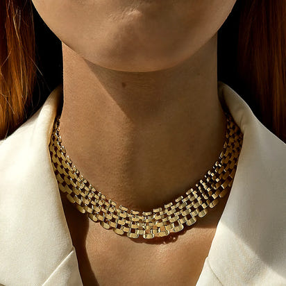 Colar gargantilha Docona Tocona Punk