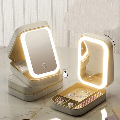 Elegant LED Makeup Storage Case™