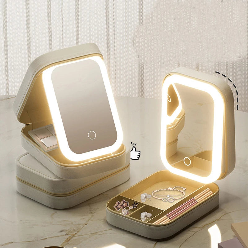 Elegant LED Makeup Storage Case™