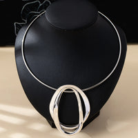 A Punk Elegant Women's Collar, Wrought Iron Geometric Collar, a Must-Have Necklace for Banquet Parties, Festivals and Daily Trend