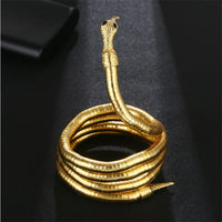 4 Colors 6mm 90cm Iron Flexible Twisted Jewelry Bendable Snake Head Pendants Necklaces Exaggerated Jewelry