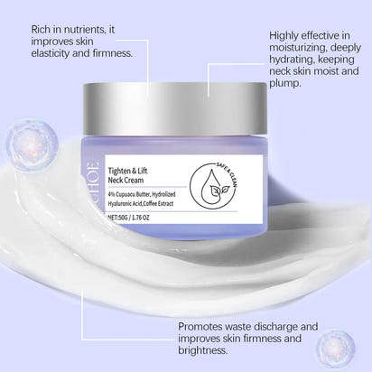 Neck Cream Anti-Aging Firming Lifting For Neck Double Chin Reducer Fine Lines Protein Cream Moisturizer Neck Rejuvenation Cream