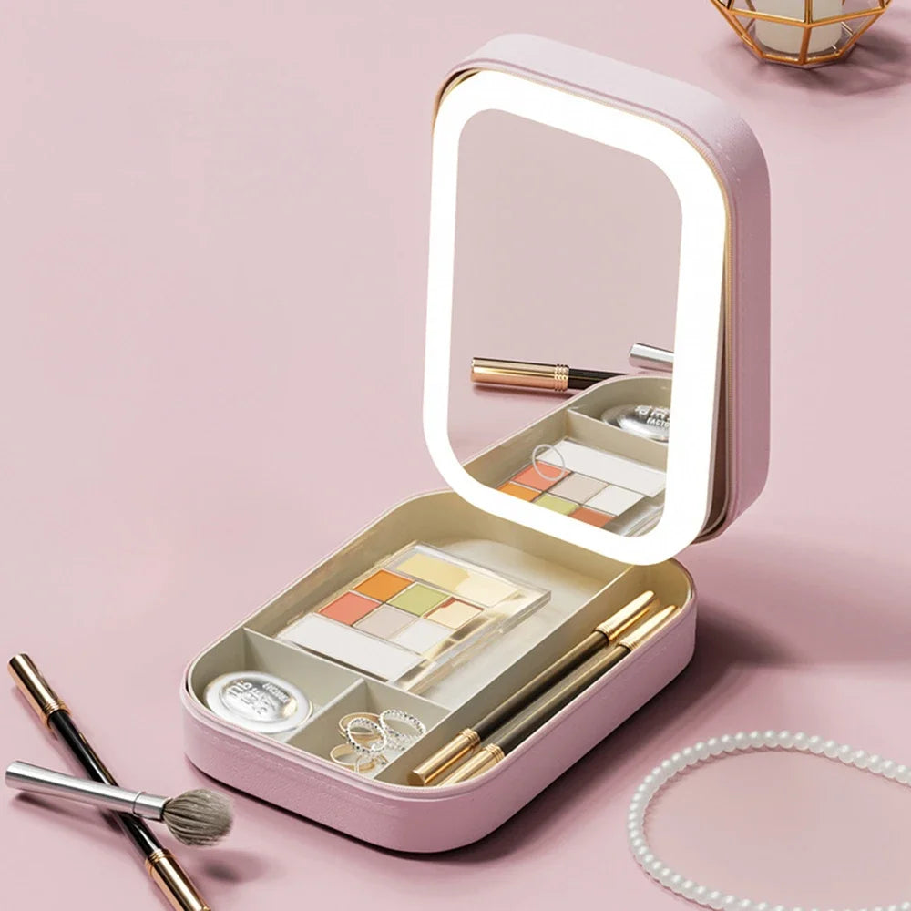 Elegant LED Makeup Storage Case™