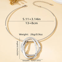 A Punk Elegant Women's Collar, Wrought Iron Geometric Collar, a Must-Have Necklace for Banquet Parties, Festivals and Daily Trend