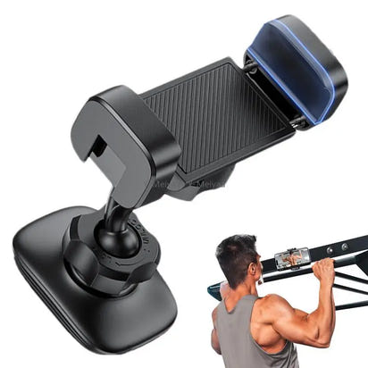 Gym Magnetic Phone Holder 360 Adjustable