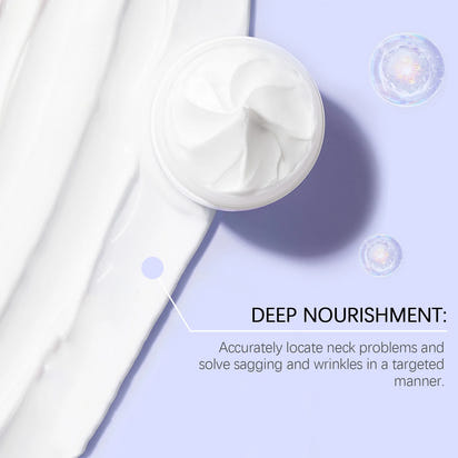 Neck Cream Anti-Aging Firming Lifting For Neck Double Chin Reducer Fine Lines Protein Cream Moisturizer Neck Rejuvenation Cream