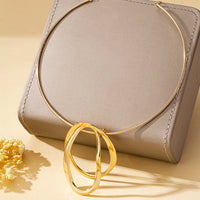 A Punk Elegant Women's Collar, Wrought Iron Geometric Collar, a Must-Have Necklace for Banquet Parties, Festivals and Daily Trend