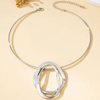 A Punk Elegant Women's Collar, Wrought Iron Geometric Collar, a Must-Have Necklace for Banquet Parties, Festivals and Daily Trend