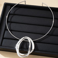A Punk Elegant Women's Collar, Wrought Iron Geometric Collar, a Must-Have Necklace for Banquet Parties, Festivals and Daily Trend