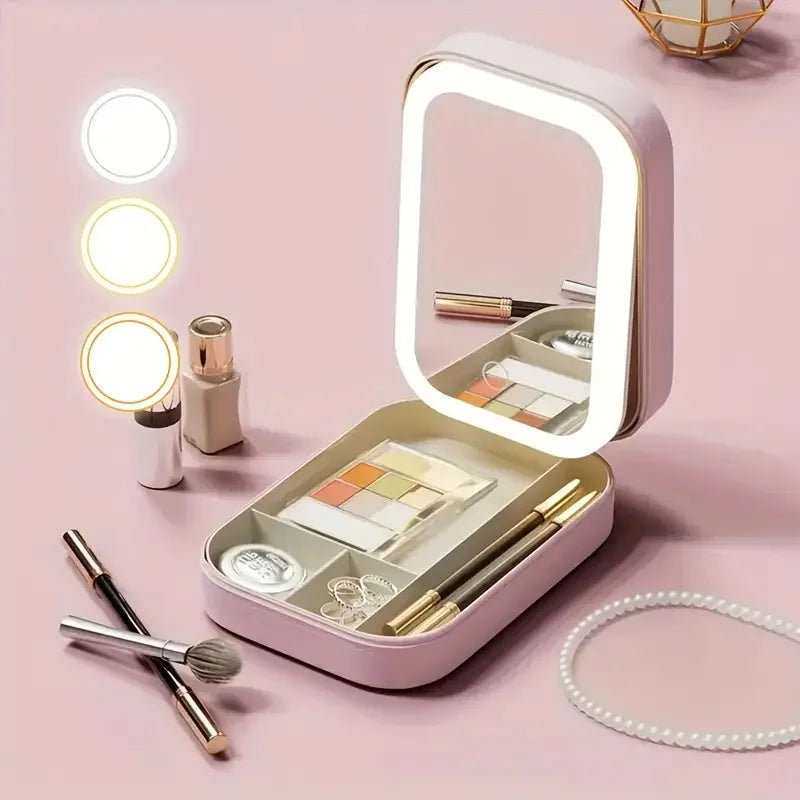Elegant LED Makeup Storage Case™