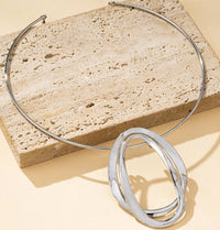 A Punk Elegant Women's Collar, Wrought Iron Geometric Collar, a Must-Have Necklace for Banquet Parties, Festivals and Daily Trend